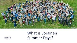 What is Sorainen Summer Days?