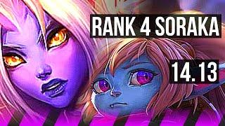 SORAKA & Ziggs vs POPPY & Ezreal (SUP) | Rank 4 Soraka, 1000+ games, 0/2/11 | EUW Challenger | 14.13