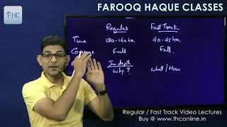 CA FINAL IDT Regular vs Fast Track   CA Farooq Haque Video Classes   FHC Online