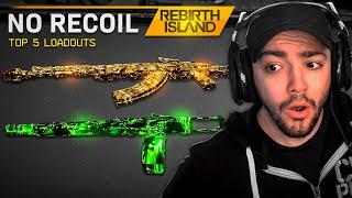 TOP 5 NEW NO RECOIL Loadouts in MW3! (META Class Setups) - Rebirth Island