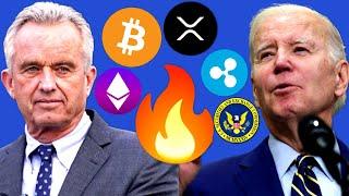 BIDEN BITCOIN MINING TAX, ROBERT KENNEDY JR CRYPTO & COINBASE RIPPLE XRP TEAMUP!