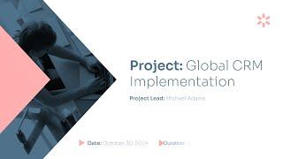 Project Status Report Video Template (Editable)