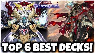 TOP 6 BEST DECKS in MASTER DUEL!