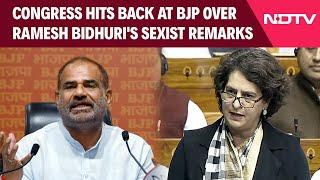 Priyanka Gandhi News | Row Over BJP Leader Ramesh Bidhuri's Sexist Remark On Priyanka Gandhi