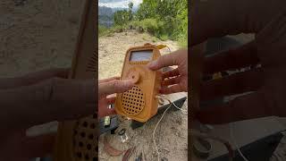 3D printed Crystal Radio field test