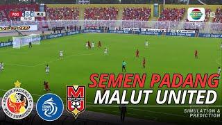 SEMEN PADANG vs MALUT UNITED BRI LIGA 1 INDONESIA 24/25 -Full Match Simulasi and Prediksi