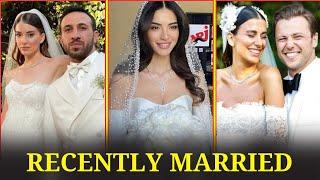 Famous Turkish Celebrities Who Got Married recently | married in 2024