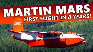 THE MARTIN MARS FLIES AGAIN! Hawaii Mars Test Flight at Sproat Lake, B.C. (4K)