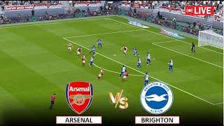 LIVE : ARSENAL vs BRIGHTON I ENGLISH PREMIER LEAGUE 2024/25 STREAMING I eFOOTBALL PES 21 GAMEPLAY