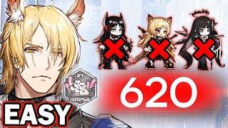 [Arknights] CC#1 Pyrolysis 620 EASY | without Ines, Ceobe and Virtuosa