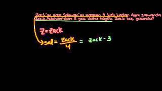 Yaş Problemleri 3 (Matematik / Cebir)