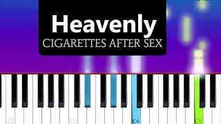 Cigarettes After Sex - Heavenly (Piano Tutorial)