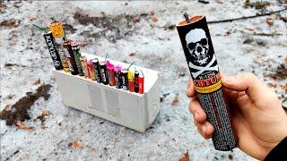  BIG FIRECRACKERS vs ELECTRICITY RECTIFIER ️ МОЩНАЯ ПЕТАРДА + ВЫПРЯМИТЕЛЬ НАПРЯЖЕНИЯ️️ ВЗРЫВАЕМ