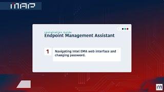 1. Navigating Intel EMA Web Interface and Changing Password