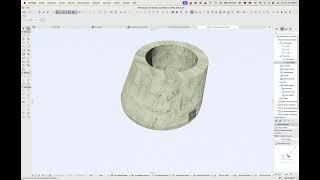 Archicad27 Betonschachtkonus mit ruledshell im GDL 1