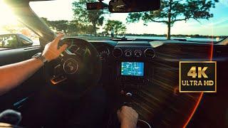 A sunset drive in the 2018 Ford Mustang Shelby GT350 (526HP) 4K POV ASMR