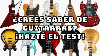 Reto para guitarristas: ¿conoces de guitarras? 