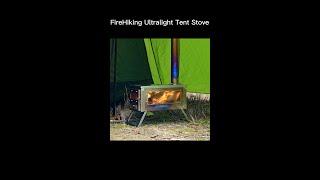 Ultralight Tent Wood Stove for Hot Tent Camping - FireHiking Titanium Tent Stove