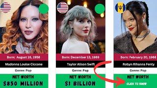 Richest Female Singers in The World 2024 Update (Top 27)