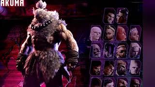 SF6 - Akuma All Skin Colour Variations!!