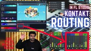 Kontakt Mixer Routing in FL Studio