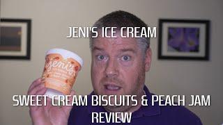 One-Man Taste Test - Jeni's Ice Cream Sweet Cream Biscuits and Peach Jam Review