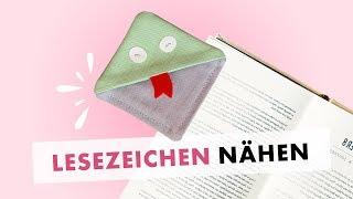 Lesezeichen nähen - für und mit Kindern