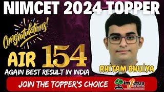 NIMCET 2024 Topper Rhitam Bhuiya AIR - 154th | Meet NIMCET 2024 Topper of Impetus Gurukul