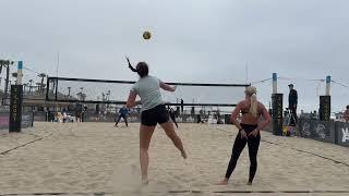 Sarah Wood 2026 Beach Volleyball - 6'2 Split Blocker - AVP Highlights