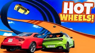 New EPIC Hot Wheels Track Creates Massive Crashes in BeamNG Drive Mods!