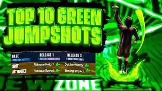 NEW TOP 10 BIGGEST GREEN WINDOW JUMPSHOTS NBA 2K24 NEW GEN & OLD GEN! BEST JUMPSHOT NBA2K24