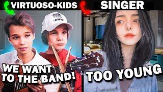 VIRTUOSO-KIDS at AN INTERVIEW for A MUSIC BAND #2