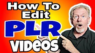 How To Edit A PLR Video