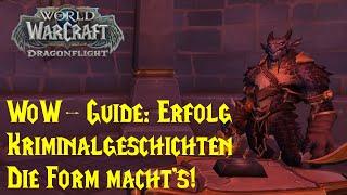 WoW-Guide: Erfolg: Kriminalgeschichten - Die Form macht's! - Geheimnisse von Azeroth