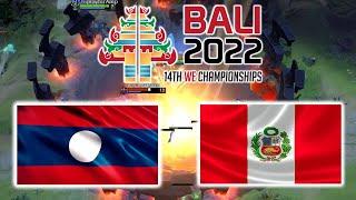 PERU vs LAOS - IESF 14TH WEC 2022 BALI DOTA 2