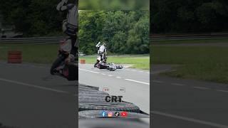 Big high side crash chimay 2024 #moto #bike #crash #chute #motosport #pourtoi #fyp #viralvideo