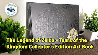 The Legend of Zelda - Tears of the Kingdom Collector’s Edition Art Book | Book Flip | 4K