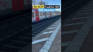 Bad Nauheim Ausfahrt BR 1440 RB 40 Dillenburg️Frankfurt Hbf / RB 41 Treysa️Frankfurt Hbf