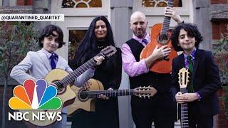 Musical family forms 'Quarantined Quartet'