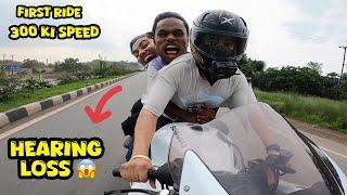 Subscriber Ko Hayabusa Me 300 Ki Speed Me Ride Diya  Hearing Loss Ho Gya