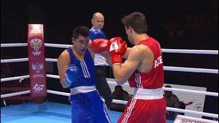 Preliminaries (75kg) KUSHKHOV AMIN (AZE) vs PAZZIYEV Nursahat (TKM) /AIBA World 2019