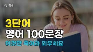 198 영어 초보자를 위한 3단어 짧은 영어회화 100개 이것만 외워도 영어 대화 가능합니다. 기초 생활영어 회화듣기