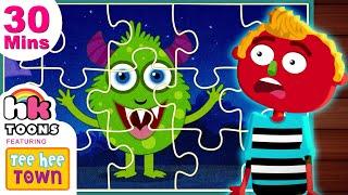 Halloween Jigsaw Puzzle | Children Learning Videos | Hooplakidz Toons