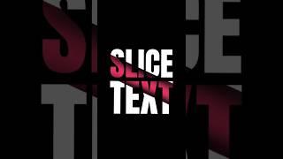 Sliced Text Canva Trick You Need to Know! #canva  #graphicdesign