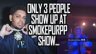 Smokepurpp show is COMPLETELY EMPTY…