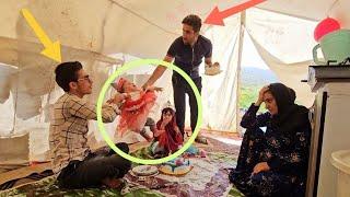 Raheel's birthday party.  Chaos controversy. Karim with Ali. In the mountains.‼️