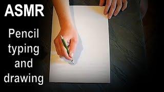 ASMR Pencil writing and drawing No Talking