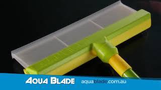 Aqua Blade Window Cleaner, ingen dryp og ingen striber. Til al huslig og professionel vinduespudsning.