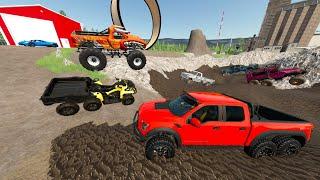 Racing on Crazy Racetrack to Win Special Prize | Farming Simulator 22