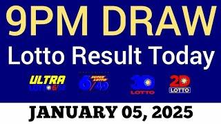 Lotto Result Today 9pm Draw January 5, 2025 Swertres Ez2 PCSO Live Result